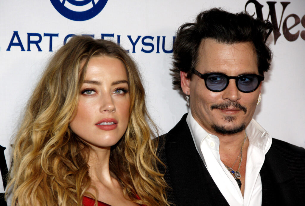 johnny depp with amber heard